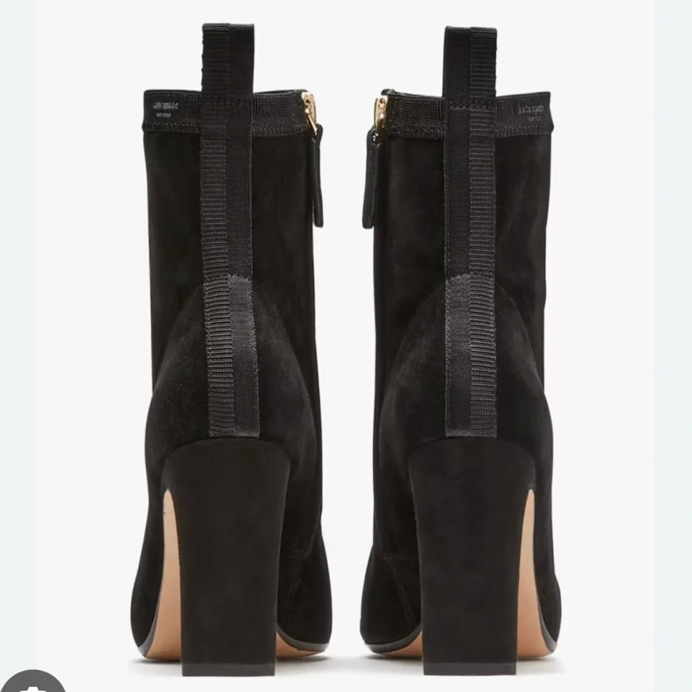NWB Kate Spade Down Under Stretch Suede Booties - Size 7 - Picture 16 of 16